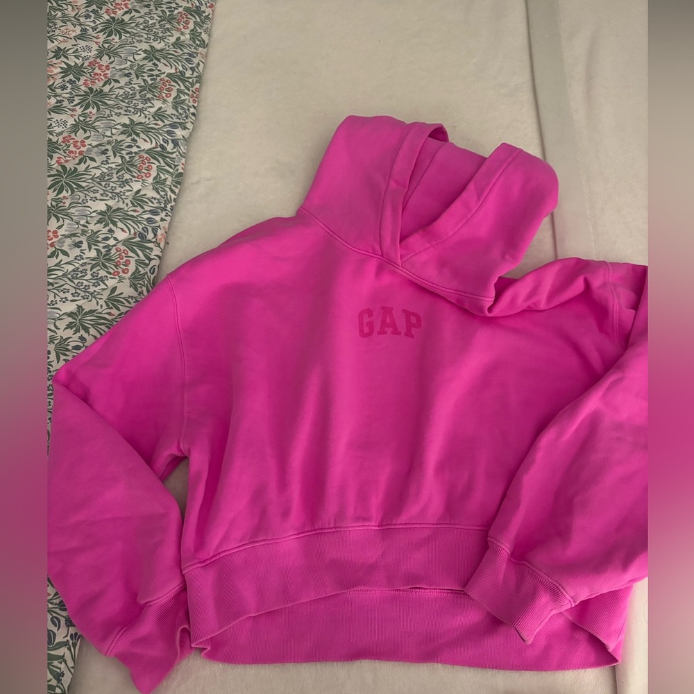 GAP Vibrant Pink Pullover Hoodie